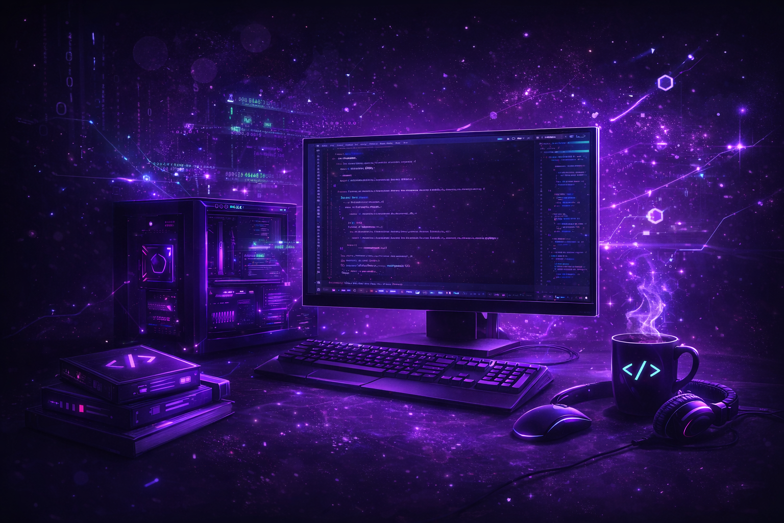 Ilustração de programação